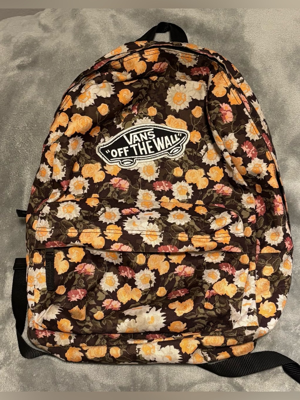 Vans Brown Floral Backpack